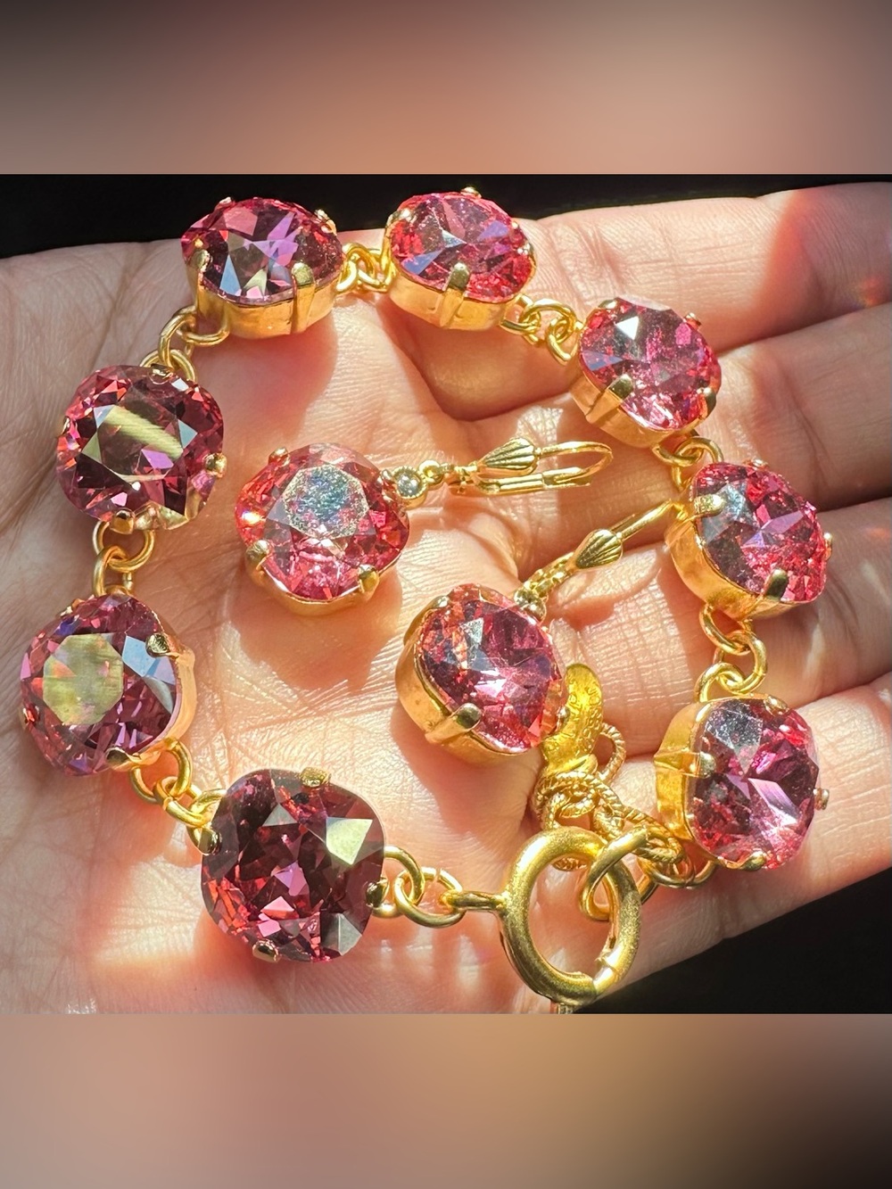 BRAND NEW Catherine Popesco Bracelet & Earrings